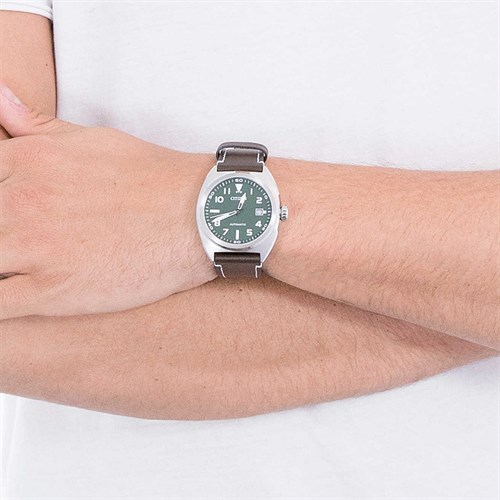 Đồng hồ CITIZEN Mechanical 42 mm Nam NJ0100-38X Màu Nâu