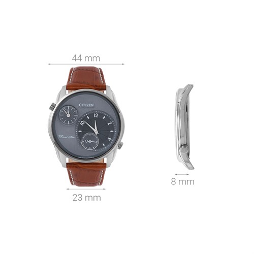 Đồng hồ CITIZEN 44 mm Nam AO3030-16H Màu Nâu
