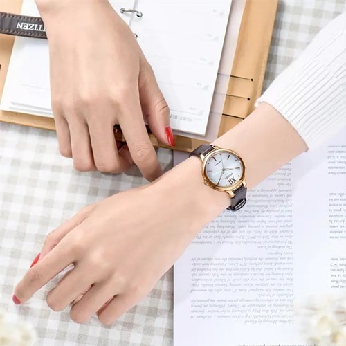 Đồng hồ Nữ Citizen EM0553-18A Màu Nâu