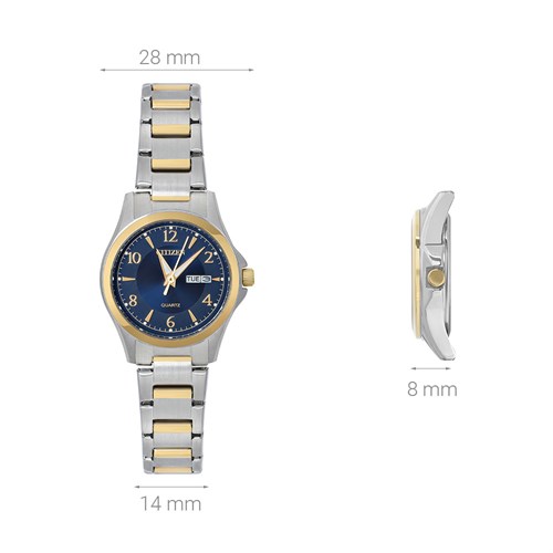 Đồng hồ CITIZEN 28 mm Nữ EQ0595-55L Màu Bạc