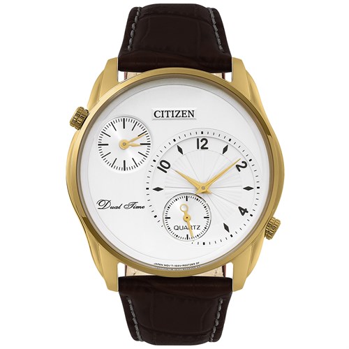 Đồng hồ CITIZEN 44 mm Nam AO3032-02A Màu Nâu