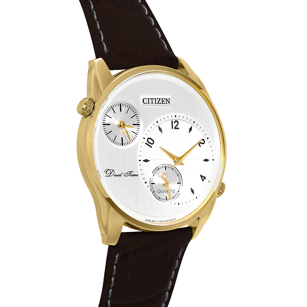 Đồng hồ CITIZEN 44 mm Nam AO3032-02A Màu Nâu