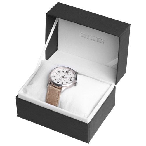 Đồng hồ CITIZEN 39.8 mm Nam BI1050-05A Màu Trắng