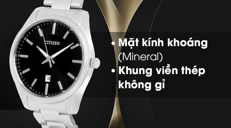 Đồng hồ Nam Citizen BI1030-53E có khả năng chịu va đập tốt Đồng hồ Nam Citizen BI1030-53E có khả năng chịu va đập tốt