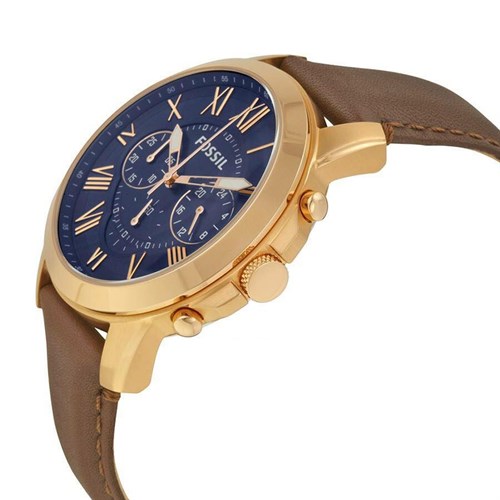 Đồng hồ FOSSIL Carlie 44 mm Nam FS5068 Màu Nâu