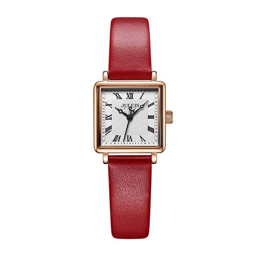 Đồng hồ Nữ Julius Star 20 x 20 mm Nữ JS-031B Màu Đỏ