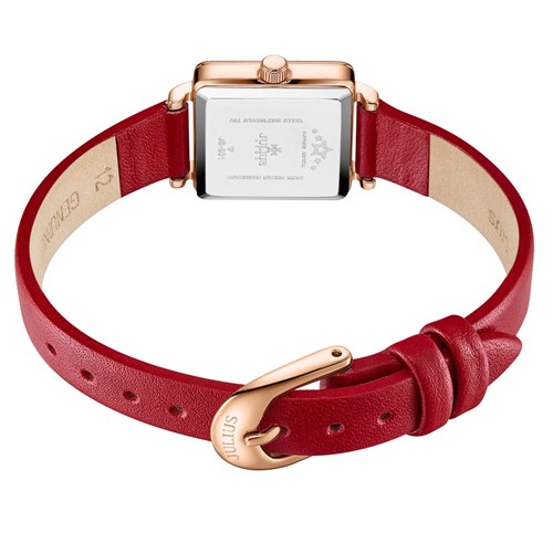 Đồng hồ Nữ Julius Star 20 x 20 mm Nữ JS-031B Màu Đỏ