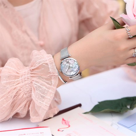 Đồng hồ Nữ Julius Star JS-003A Màu Bạc