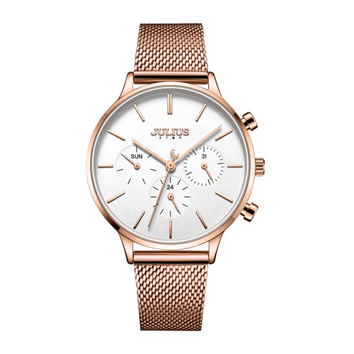 Đồng hồ Nữ Julius Star 35 mm Nữ JS-005C Màu Vàng Hồng