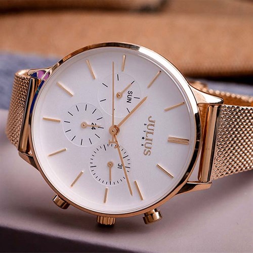 Đồng hồ Nữ Julius Star 35 mm Nữ JS-005C Màu Vàng Hồng