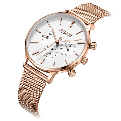 Đồng hồ Nữ Julius Star 35 mm Nữ JS-005C Màu Vàng Hồng
