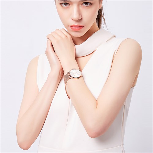 Đồng hồ Nữ Julius Star 35 mm Nữ JS-022B Màu Vàng Hồng