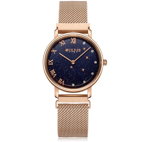 Đồng hồ Nữ Julius Star JS-037A Màu Vàng Hồng