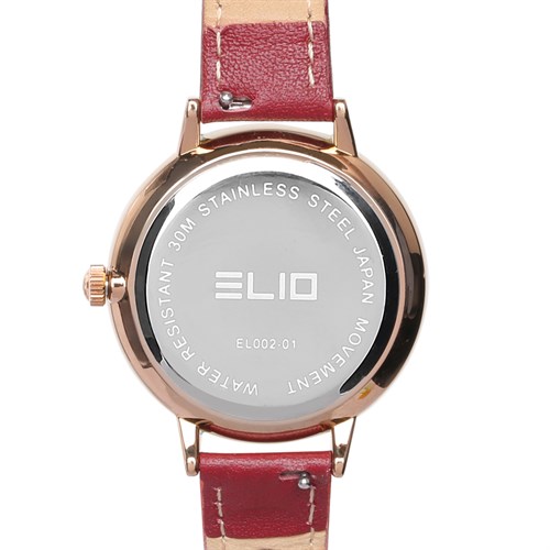 Đồng hồ ELIO 37.3 mm Nữ EL002-01 Màu Đỏ