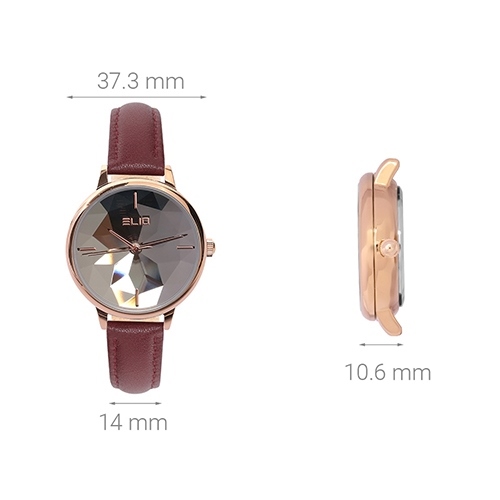 Đồng hồ ELIO 37.3 mm Nữ EL002-01 Màu Đỏ