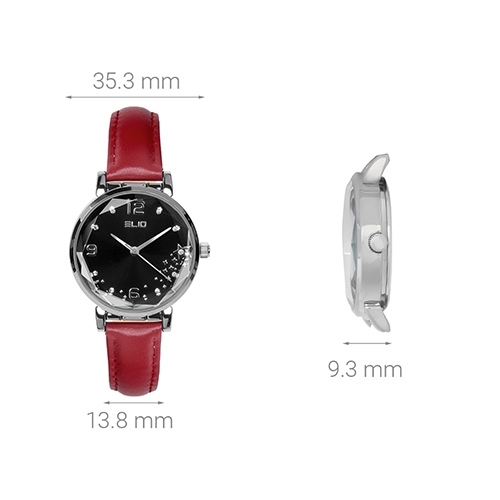 Đồng hồ Nữ Elio EL003-01 Màu Đỏ