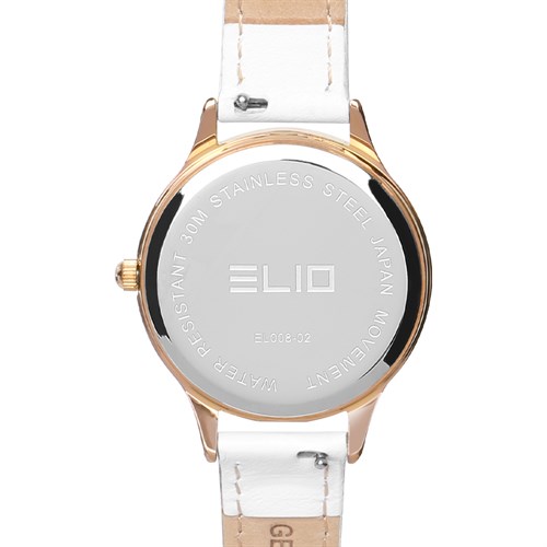 Đồng hồ ELIO 34.8 mm Nữ EL008 Màu Trắng