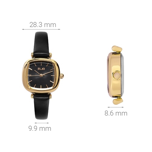 Đồng hồ Nữ Elio EL013-01 Màu Đen