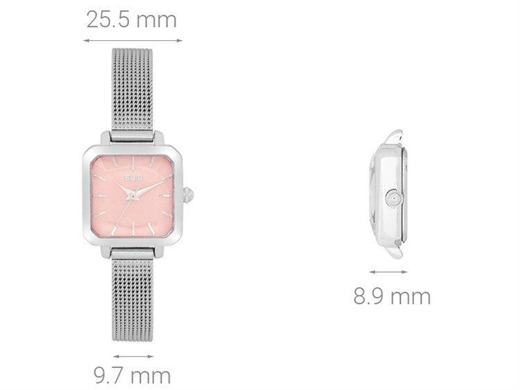 Đồng hồ ELIO 25.5 mm Nữ ES002-01 Màu Bạc