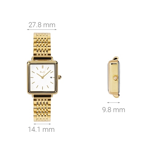 Đồng hồ ELIO 27.8 mm Nữ ES005-01 Màu Vàng