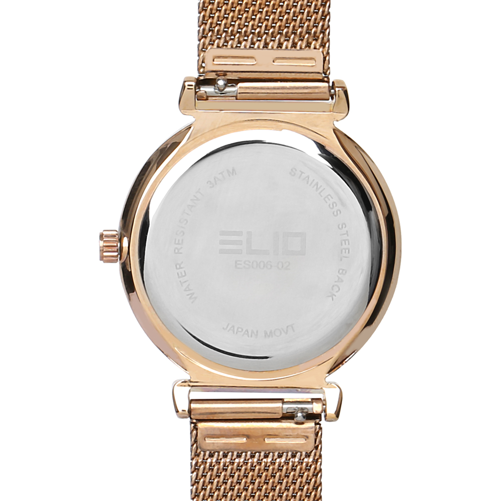 Đồng hồ Nữ Elio ES006-02 Màu Vàng