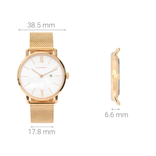 Đồng hồ KORLEX 38.5 mm Nữ KS003-02 Màu Vàng