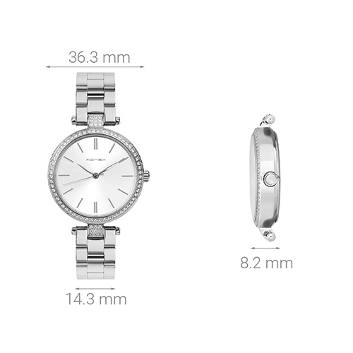 Đồng hồ KORLEX 36.3 mm Nữ KS005-01 Màu Bạc