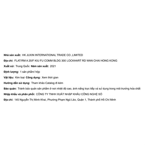 Đồng hồ KORLEX 40 mm Nữ KS006-01 Màu Bạc