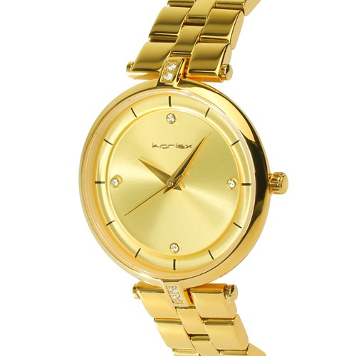 Đồng hồ KORLEX 38 mm Nữ KS006-02 Màu Vàng
