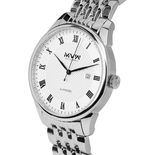 Đồng hồ MVW 40 mm Nam MS001-01 Màu Bạc