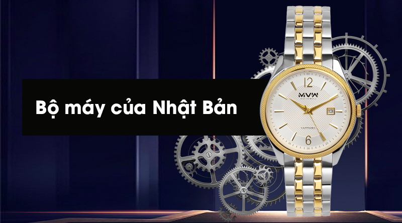Đồng hồ Nam MVW MS004-01 có bộ máy của Nhật Bản Đồng hồ Nam MVW MS004-01 có bộ máy của Nhật Bản