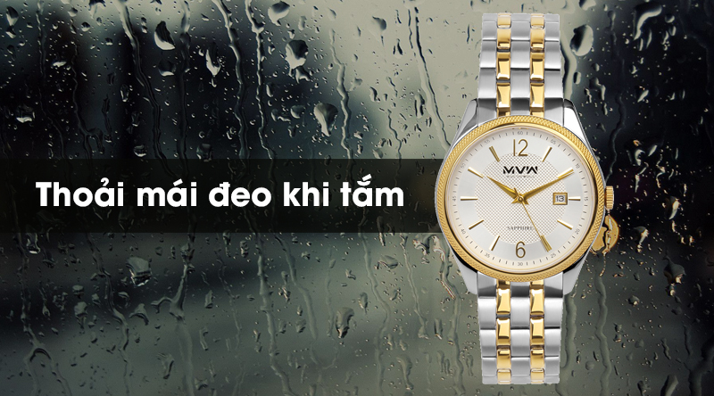 Đồng hồ Nam MVW MS004-01 có hệ số chống nước 5 ATM Đồng hồ Nam MVW MS004-01 có hệ số chống nước 5 ATM