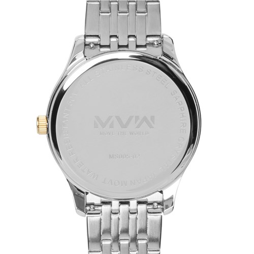 Đồng hồ Nam MVW MS005-02 Màu Bạc