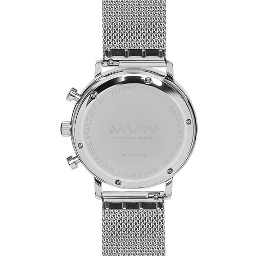 Đồng hồ MVW 40 mm Nam MS007-01 Màu Bạc