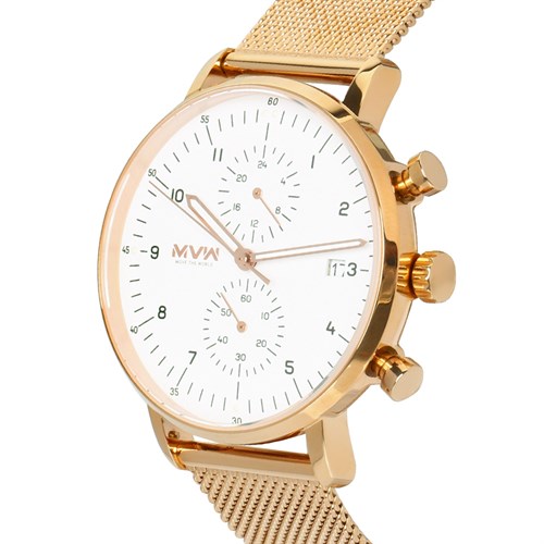 Đồng hồ MVW 41.5 mm Nam MS009-02 Màu Vàng