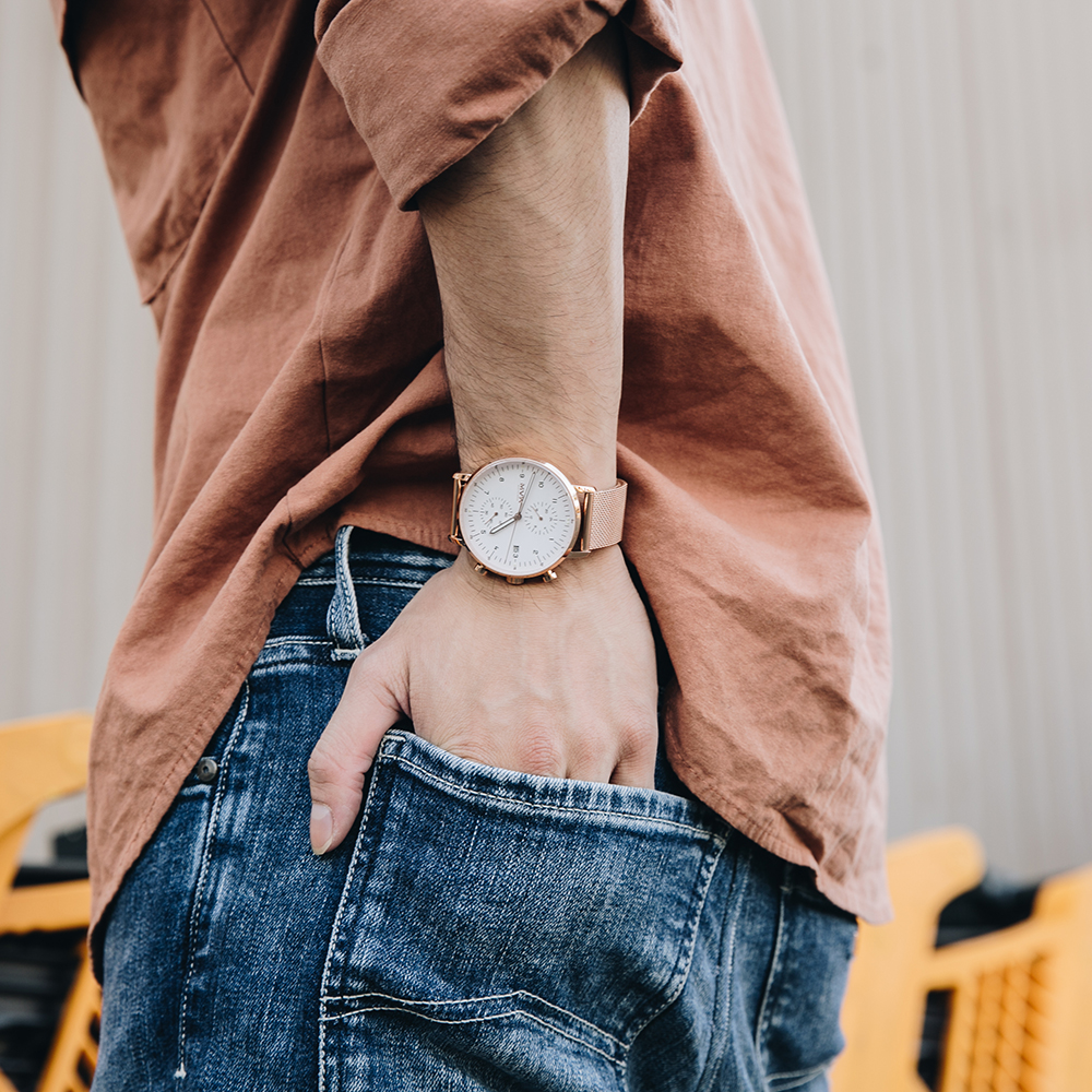 Đồng hồ MVW 41.5 mm Nam MS009-02