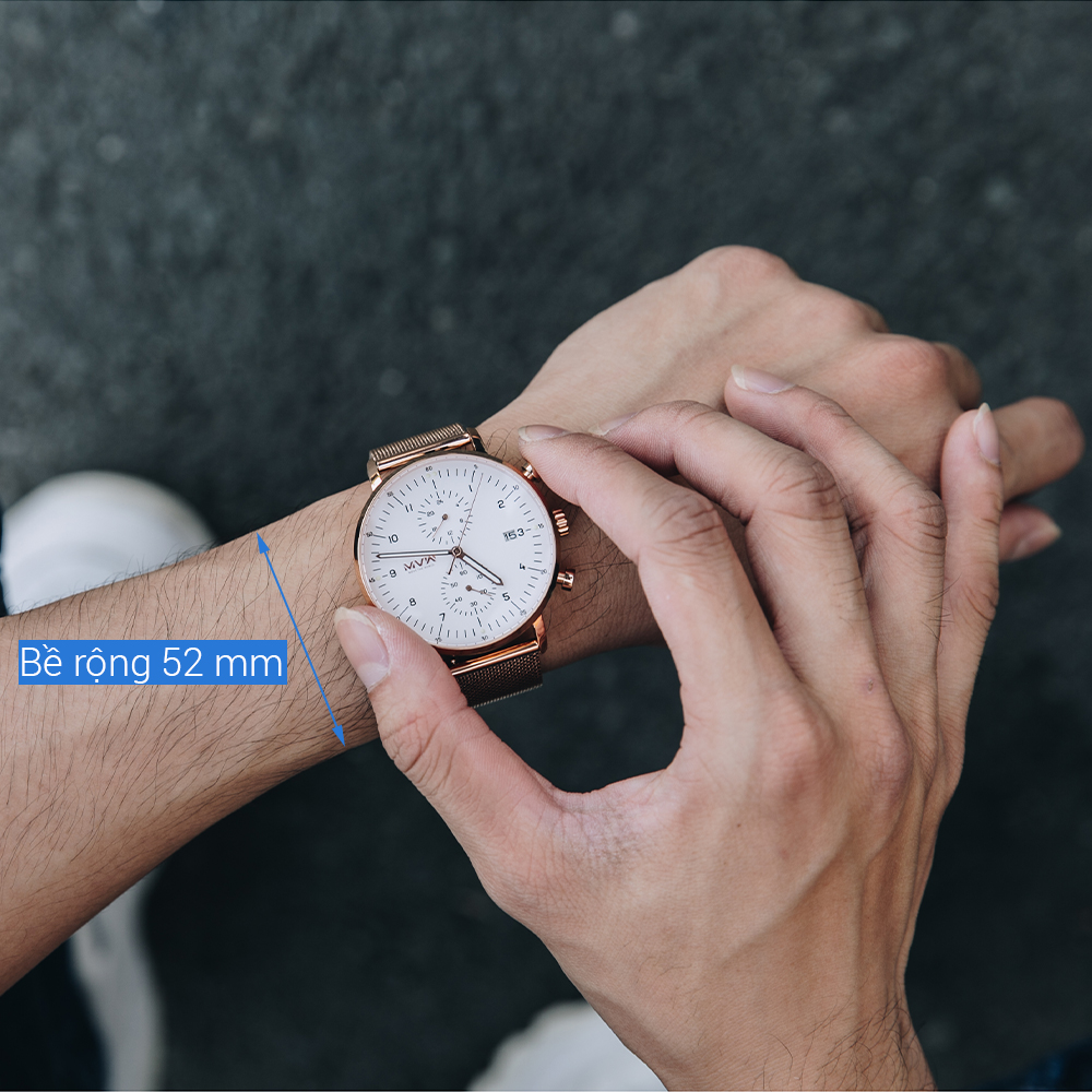Đồng hồ MVW 41.5 mm Nam MS009-02