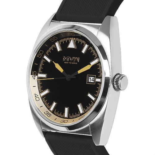 Đồng hồ MVW 44 mm Nam MP001-02 Màu Đen