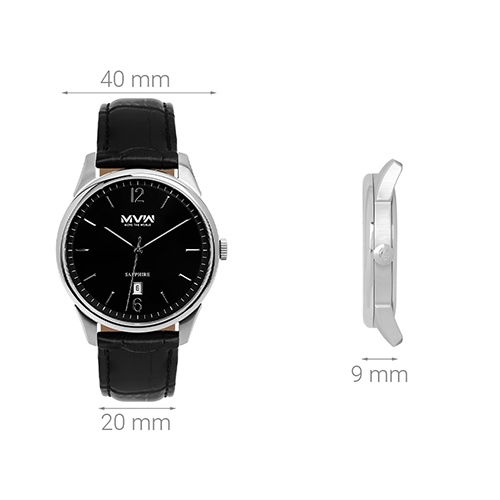 Đồng hồ Nam MVW ML002-01 Màu Đen