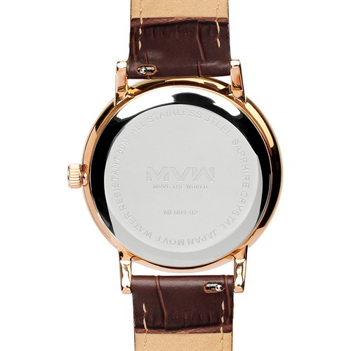 Đồng hồ MVW 40 mm Nam ML004-02 Màu Nâu