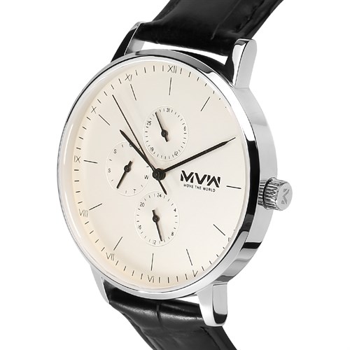 Đồng hồ MVW 40 mm Nam ML007-01 Màu Đen