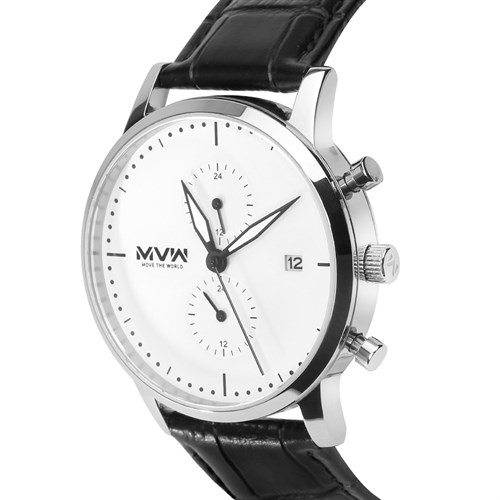 Đồng hồ MVW 42 mm Nam ML008-01 Màu Đen