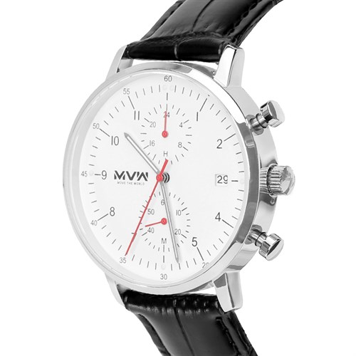 Đồng hồ MVW 40 mm Nam ML009-01 Màu Đen
