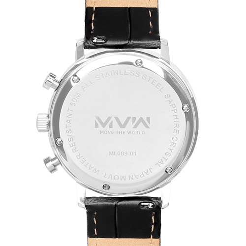 Đồng hồ MVW 40 mm Nam ML009-01 Màu Đen