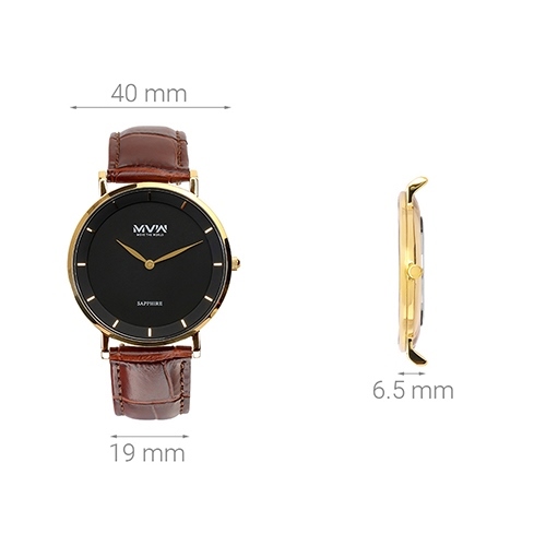 Đồng hồ Nam MVW ML010-01 Màu Nâu