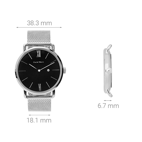 Đồng hồ KORLEX 38.3 mm Nữ KS003-01 Màu Bạc