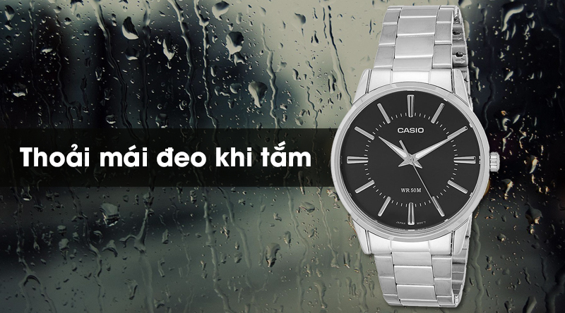 Đồng hồ đôi Casio LTP-1303D-1AVDF/MTP-1303D-1AVDF có độ chống nước 5 ATM Đồng hồ đôi Casio LTP-1303D-1AVDF/MTP-1303D-1AVDF có độ chống nước 5 ATM