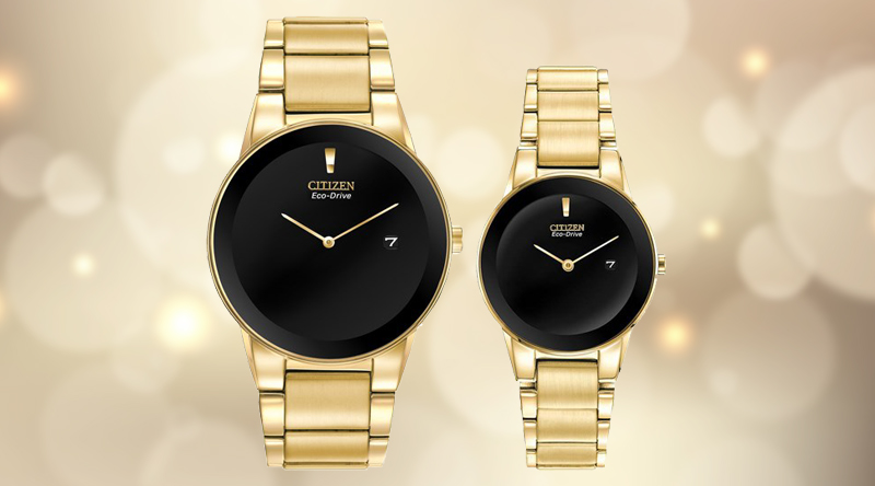 Đồng hồ đôi Citizen GA1052-55E/AU1062-56E thích hợp với các đôi tình nhân thanh lịch Đồng hồ đôi Citizen GA1052-55E/AU1062-56E thích hợp với các đôi tình nhân thanh lịch