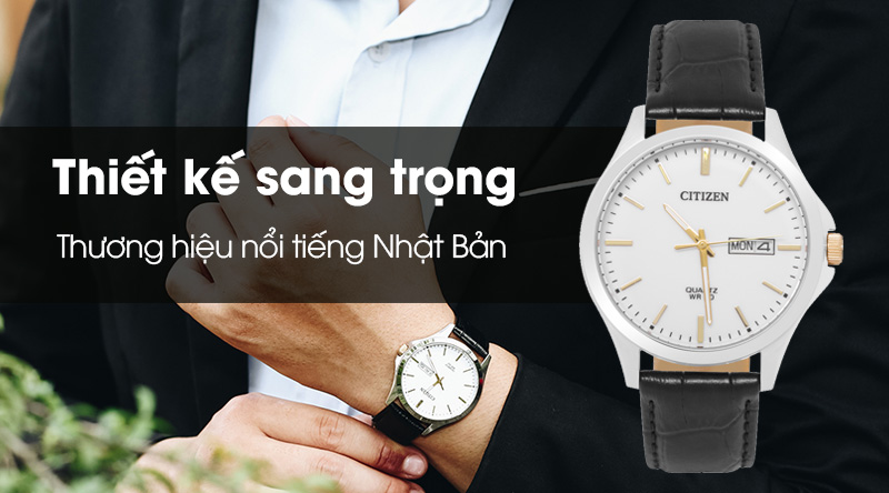 Đồng hồ đôi Citizen EQ0599-11A/BF2009-11A có thiết kế thanh lịch Đồng hồ đôi Citizen EQ0599-11A/BF2009-11A có thiết kế thanh lịch