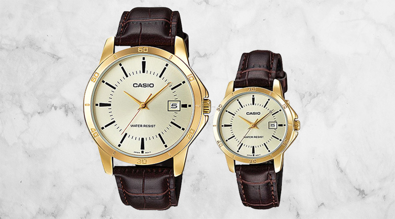 Đồng hồ đôi Casio LTP-V004GL-9AUDF/MTP-V004GL-9AUDF có thiết kế tinh tế Đồng hồ đôi Casio LTP-V004GL-9AUDF/MTP-V004GL-9AUDF có thiết kế tinh tế